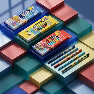 Korean pokemon Pencil <b>Set</b> 8 PCS B Lead Random Kids Graphite Writing Pencils Stationery School Anime Distributor Wholesale - Product Image 1