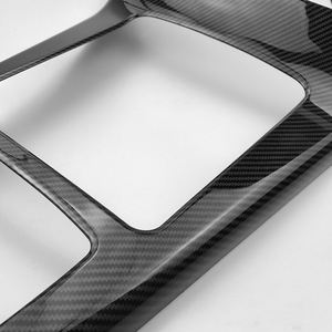 Pour <span class=keywords><strong>Mercedes</strong></span> Benz <span class=keywords><strong>CLA</strong></span> A classe W118 W177 A35 A45 intérieur de voiture en Fiber de carbone Console <span class=keywords><strong>centrale</strong></span> panneau de changement de vitesse garniture de couverture - Product Image 3