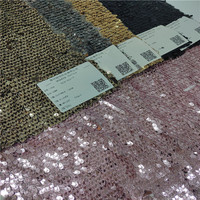 Tissu de luxe en polyester tricoté, brodé de paillettes découpées au laser d'Autriche pour chaussures de mariage haut de gamme, fêtes, garçons et filles