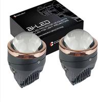 301AT Lampu Proyektor LED 3 Inci Tiga Warna 110W Hi/Low Beam Lampu Kabut 12V-24V Baru 11000 Lumens untuk Chr Hikari