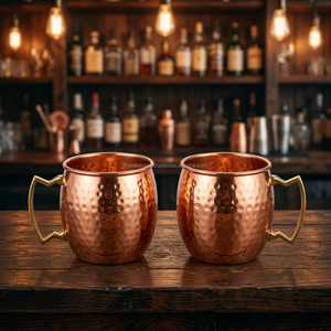 Set of 2 x 16 Oz Copper Moscow Mule Mugs - Product Image 3