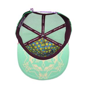 Gorra Trucker Snapback de Visera Plana con Logotipo Bordado Personalizado, Estilo Deportivo y Moderno para Cabezas Grandes, Tela Oxford Estampada, Logotipo de Goma - Product Image 6