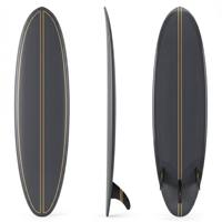Planche de wake surf haute densité en EPS avec support pour ailerons latéraux double tab