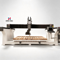Centre d'usinage vertical CNC 5 axes haute vitesse pour le polissage miroir, le meulage des bords et le perçage de trous