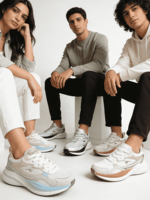 OLICOM Chaussures de sport décontractées haut de gamme personnalisées avec logo pour hommes et femmes, en PU respirant, légères et confortables, pour l'extérieur