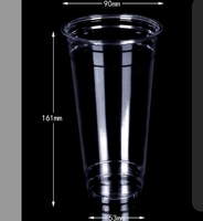 Gobelets modernes RPET personnalisés Tiptopak de 10oz, 16oz, 22oz avec logo imprimé, couvercles durables et recyclables pour vente en gros et à emporter