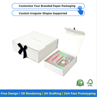 Caja de Regalo de Lujo de Alta Gama al por Mayor con Cierre Magnético, Materiales Reciclados Ecológicos, Relleno de Esponja, Soluciones de Embalaje Personalizadas