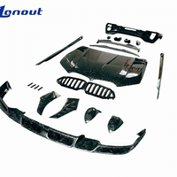 Kit de Carrocería de Fibra de Carbono Forjada para BMW X6 G06, Estilo LD, Piezas de Mejora para Auto, Alerón, Faldones Laterales, Difusor Trasero, Molduras para Capó y Guardabarros