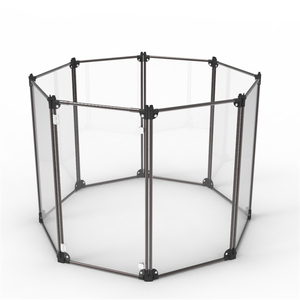 Panneau robuste pour petits animaux, stylo d'exercice Portable d'extérieur et d'intérieur pour chien, clôture pour chat avec porte, <span class=keywords><strong>lapin</strong></span> chiot - Product Image 2