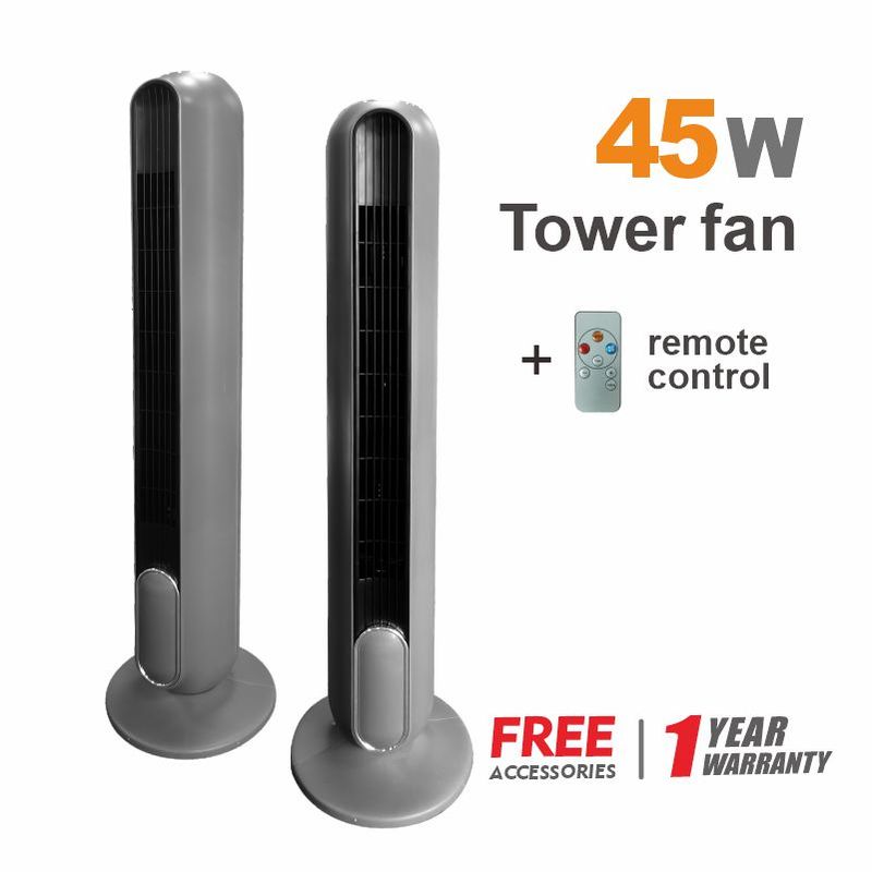 Smart Plastic Tower Fan Remote Control