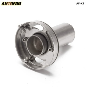 AUTOFAB- Silenciador de escape con punta redonda ajustable de acero inoxidable de 4.5 "Extraíble ajustable AF-XS45 - Product Image 6