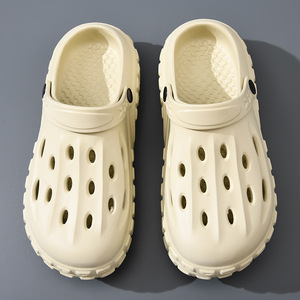 Men's <b>Clogs</b> Thick Soled EVA Anti Slip Hollow Summer Outdoor Beach Wear - Product Image 4