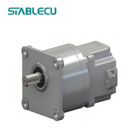 Motor PMSM Trifásico Sin Escobillas de Alta Velocidad y Potencia, Motor de Engranajes Vertical de Velocidad Variable Personalizado Industrial de Tamaño Mediano