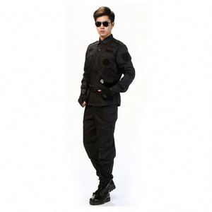 ออกแบบเสื้อเชิ้ตแขนยาวสำหรับเจ้าหน้าที่รักษาความปลอดภัย ปรับแต่งได้ตามต้องการ ขายส่ง เสื้อเชิ้ตฤดูร้อนสำหรับสุภาพบุรุษ กางเกงทำงานแบบมีกระดุม - Product Image 2