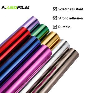 ฟิล์มไวนิลเปลี่ยนสีเมทัลลิกสีแดงกุหลาบ เงา สำหรับหุ้มตัวรถ ป้องกันเหลือง พร้อมสติ๊กเกอร์ติดรถยนต์แบบไม่มีฟองอากาศ - Product Image 4