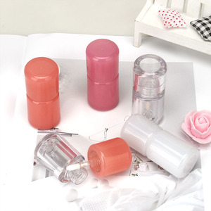 Kualitas tinggi 3ml permen berwarna bulat plastik ABS <span class=keywords><strong>Lip</strong></span> <span class=keywords><strong>Gloss</strong></span> tabung merah muda ungu bening <span class=keywords><strong>Lip</strong></span> <span class=keywords><strong>Gloss</strong></span> tabung untuk anak-anak - Product Image 3