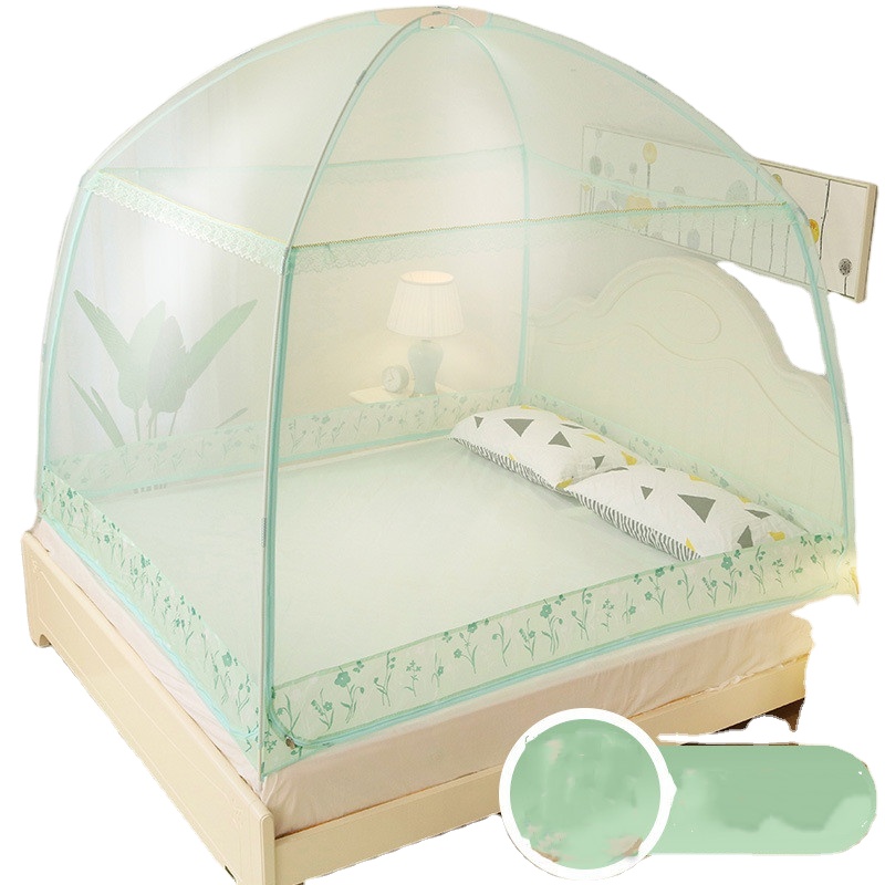 Тройная обработанная противомоскитная кровать королевская круглая Складная москитная сетка