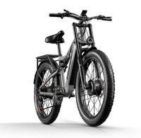 Vélo Électrique de Ville 2000W 48V avec Pneus Larges 26 Pouces, Entrepôt US/UE, Vente en Gros, Vélo Électrique Adulte Équipé