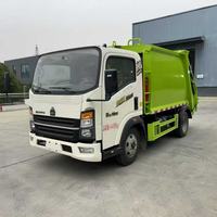 Camion à ordures compacteuse Howo de petite taille, vente directe usine, capacité 6,5 mètres cubes