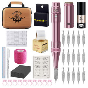 2023 Nieuwe P.<span class=keywords><strong>m</strong></span>.u Machine Kits Draadloze Permanente Make-Up Machine Kit Tattoo Pen Microblading Machine Micropigmentation P.<span class=keywords><strong>m</strong></span>.u Apparaat - Product Image 1