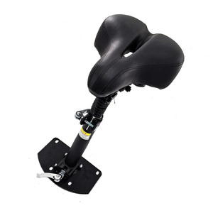 Siège pliant réglable de 10 pouces avec amortisseur, accessoires de réparation pour tiges de selle de trottinette électrique - Product Image 2