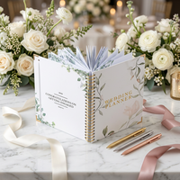 Carnet de planification à couverture rigide avec reliure parfaite, impression offset CMJN, gaufrage, pour agenda quotidien, journal ou planificateur de mariage (OEM)