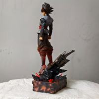 37,5 cm OEM ODM Personnalisé JT-096 GK Nouveau Style Zamas Goku Black FXW Rose Goku Statue Modèle Figurine Anime Saiyan Rose Ornement