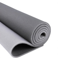Tissu en maille pour ciel de toit 60" L x 98" L 100% Polyester avec support en mousse résistant à l'abrasion pour rembourrage de toit de voiture, remplacement domestique et bricolage