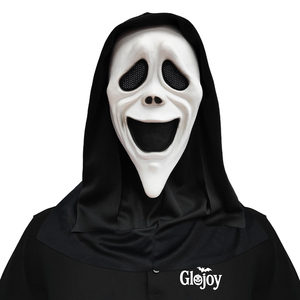 Máscara de Látex de Cara de Fantasma de Boca Abierta para Halloween, Disfraz de Terror, Accesorios de Cosplay, Personalizable - Product Image 1