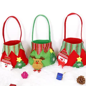 儿童卡通拉绳包包装圣诞礼物玩具糖果装饰家庭派对