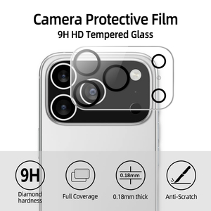 Hot Bán Chất Lượng Cao <span class=keywords><strong>3D</strong></span> Máy Ảnh Glass Đối Với <span class=keywords><strong>iPhone</strong></span> 17 Loạt 9H Máy Ảnh Bảo Vệ Phim Cho <span class=keywords><strong>iPhone</strong></span> 17 Loạt - Product Image 3
