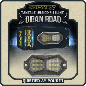 Feux latéraux LED pour camion Bonsen, feux de voiture, buggy, blanc froid, 12V, 18 LED, feux de signalisation d'avertissement - Product Image 3