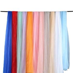 Tela de malla blanca vestido de novia arco al aire libre cumpleaños Homestay estilo con velo elegante boda cortina decoración propuesta - Product Image 6