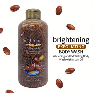 Gel de Ducha Exfoliante e Iluminador con Aceite de Argán, Revitalizador de Piel Antienvejecimiento, Hidratante, 500 ml, Venta al por Mayor - Product Image 4