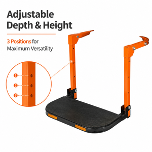 Marchepied pliable robuste pour SUV, camion, camping-car, marchepied universel réglable pour un accès facile au porte-bagages de toit - Product Image 5