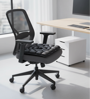 Coussin de siège gonflable ergonomique pliable en TPU, doux et confortable, pour le bureau et la voiture