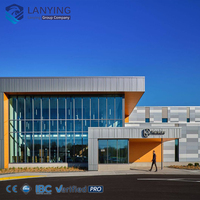 Edificio Prefabricado de Acero de Tres Pisos SYLY para Oficinas y Escuelas con Tratamiento de Superficie Galvanizado en Caliente y 1 Año de Garantía