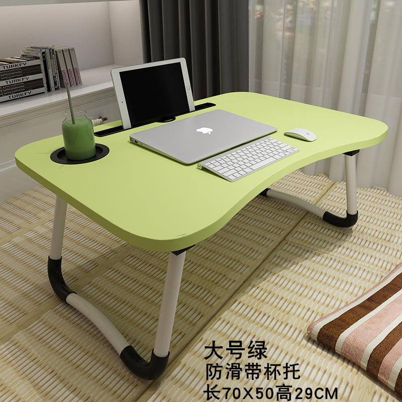 ขนาดใหญ่พร้อมที่วางแก้วกันลื่น - สีเขียวมรกต 70X50