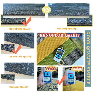 新しいデザインモジュラー快適な100% ポリプロピレンPVCバッキングオフィスフロア50x50スクエアカーペット商業用カーペットタイル - Product Image 4