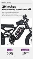 Vélo électrique urbain ultra-puissant à moteur central, cadre en acier, batterie au lithium 1500W 18Ah, axé sur le divertissement