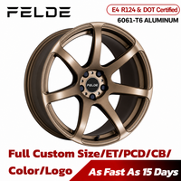 Jantes de course personnalisées monobloc forgées 6061-T651 de 21 à 24 pouces PVD 5x114.3 5x120 pour Honda Civic Mazda Rx-7 Subaru Wrx