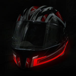 Bande lumineuse clignotante El Tape pour casque Bande LED clignotante Design personnalisé Bande lumineuse pour casque de <span class=keywords><strong>moto</strong></span> avec plusieurs couleurs - Product Image 6