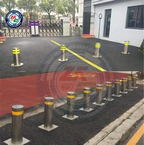 Bolardos Hidráulicos Retráctiles Automáticos ZKID K4 K8 de 900 mm, Acero Inoxidable, Capacidad de Carga de 3000 kg, para Estacionamiento de Automóviles, Entrada de Vehículos, Residencial - Product Image 6