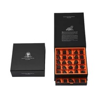 Boîtes à chocolat de luxe personnalisées en gros pour grands cadeaux d'anniversaire avec séparateurs, gaufrage, pour aliments pour bébés, en matériaux recyclés