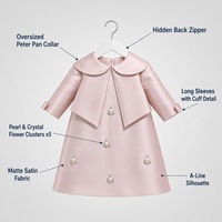 Robes pour filles en gros, style A-line, manches 3/4, ornées de perles et de fleurs en diamant, collection boutique, livraison rapide, multicolores