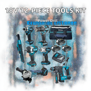 Kit de Herramientas Combinadas OEM de Calidad Milwaukeess, 9 Piezas, con Batería de Litio Eléctrica Inalámbrica, Material Plástico, 3 Meses de Garantía - Product Image 2