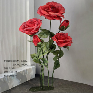 <span class=keywords><strong>ODIS</strong></span> - Decoración de Flores Gigantes de Papel, Flores Mixtas Hechas a Mano, Accesorios Modernos para Fotografía de Bodas, Acción de Gracias, Graduación - Product Image 5