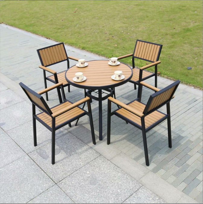 1 mesa redonda 4 sillas 80*80*73cm