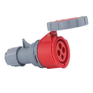 Industrial plug and socket 4 5-core three-phase electric 380V 32A male and female butt connector waterproof 16A