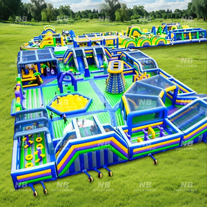 Custom Factory <b>Inflatable</b> Space Theme Park <b>Games</b> Obstacle Course Large Trampoline Park <b>Inflatable</b> Trampoline Park Custom Factory - Product Image 5
